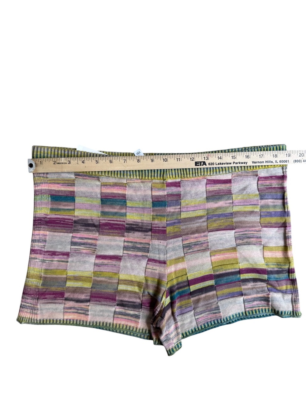 NWT Anthropologie Daily Practice Colorblock Knit Lounge Shorts Sz XL - Picture 5 of 13